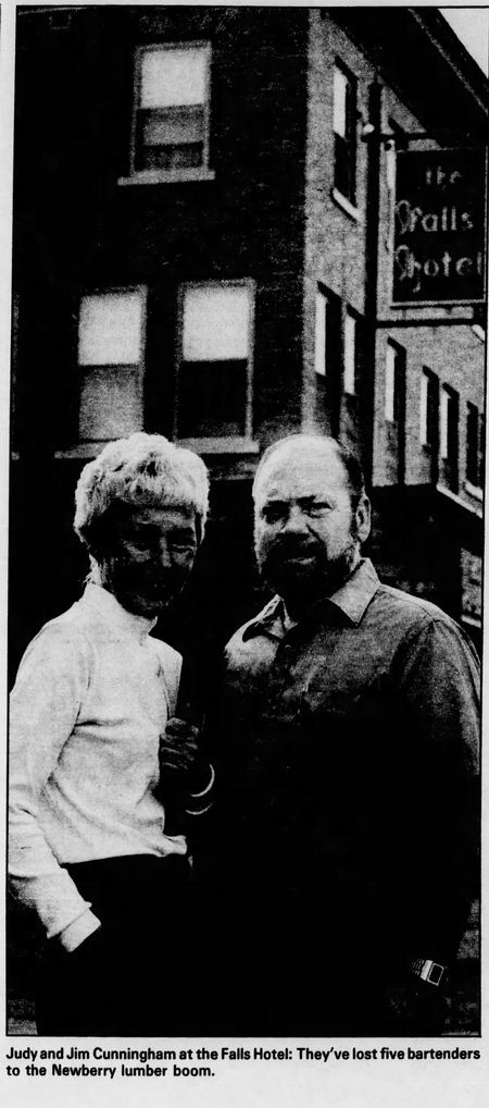 Falls Hotel (Newberry Hotel) - Nov 3 1985 Article (newer photo)